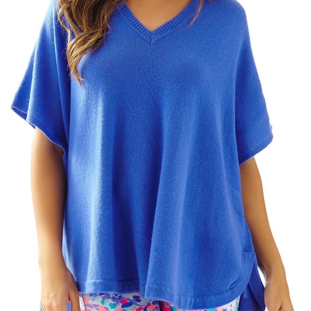 Lilly Pulitzer Zoe Cashmere Poncho/Sweater NWT